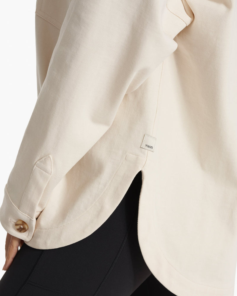 Mackenzie Shirt Jacket | Women's Natural White Shirt | Vuori