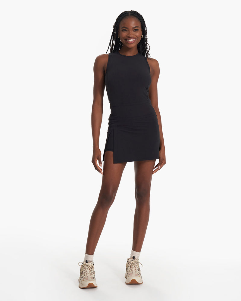 Lux Topspin Tennis Dress with Built-In Bra and Shorts