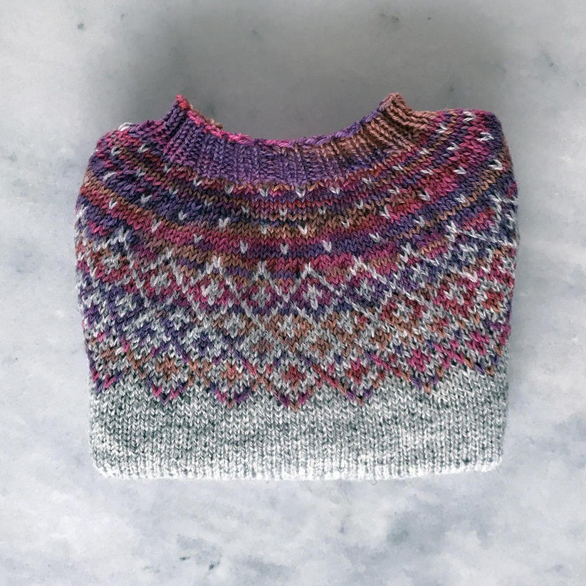 Bohéme sweater knitting pattern for Babies – Faroeknit