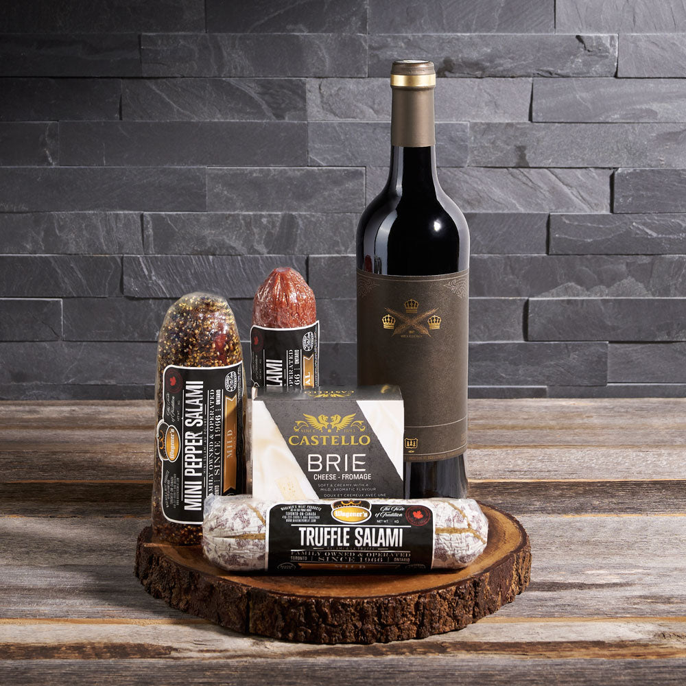 Smorgasbord with Wine – Wine gift baskets – US delivery BroCrates