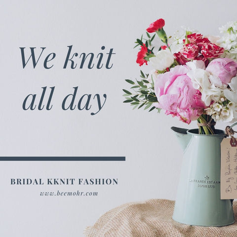 We love to knit for Brides in USA, CANADA, NewZeeland, Australia and England