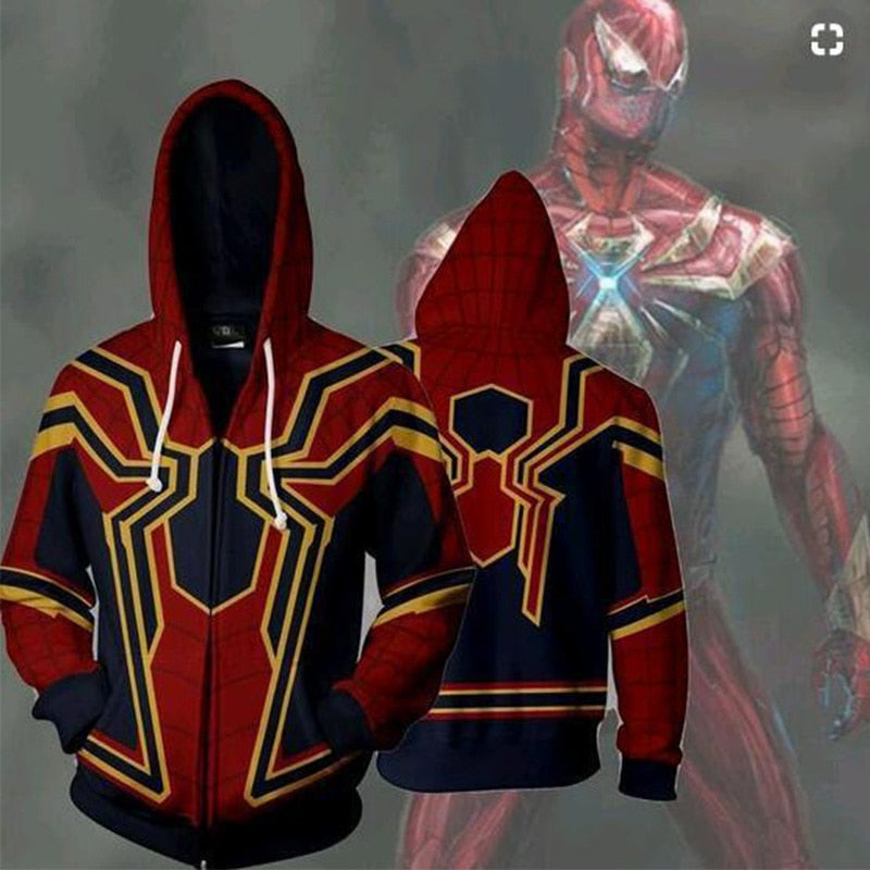 spider man infinity war hoodie