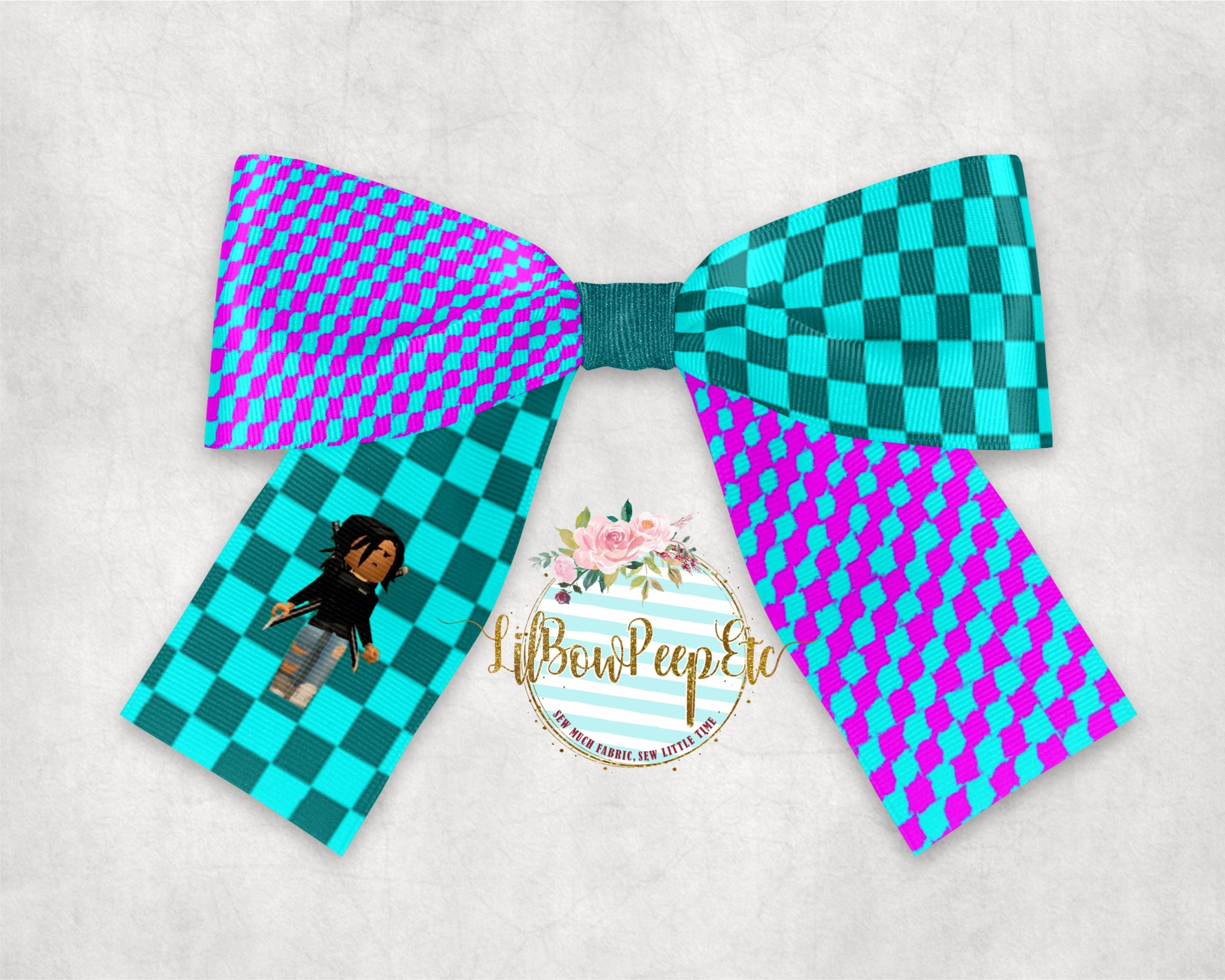 3 In Ribbon Cheer Bow Custom Roblox Lilbowpeepetc - roblox guest tie