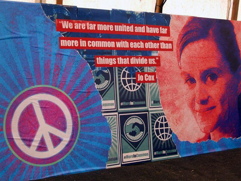 Joe Cox Peace Mural by Teakster