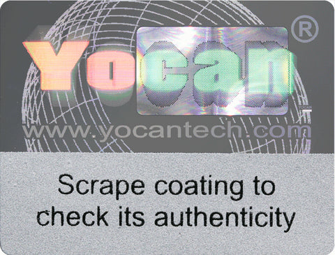 Yocan Vaping Scratch Off Authenticity Code