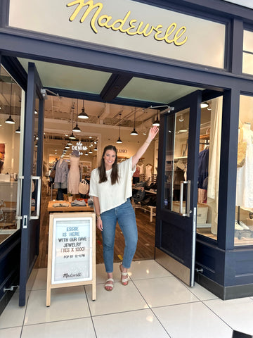 sarah brithinee essbe founder at madewell somerset popup troy mi