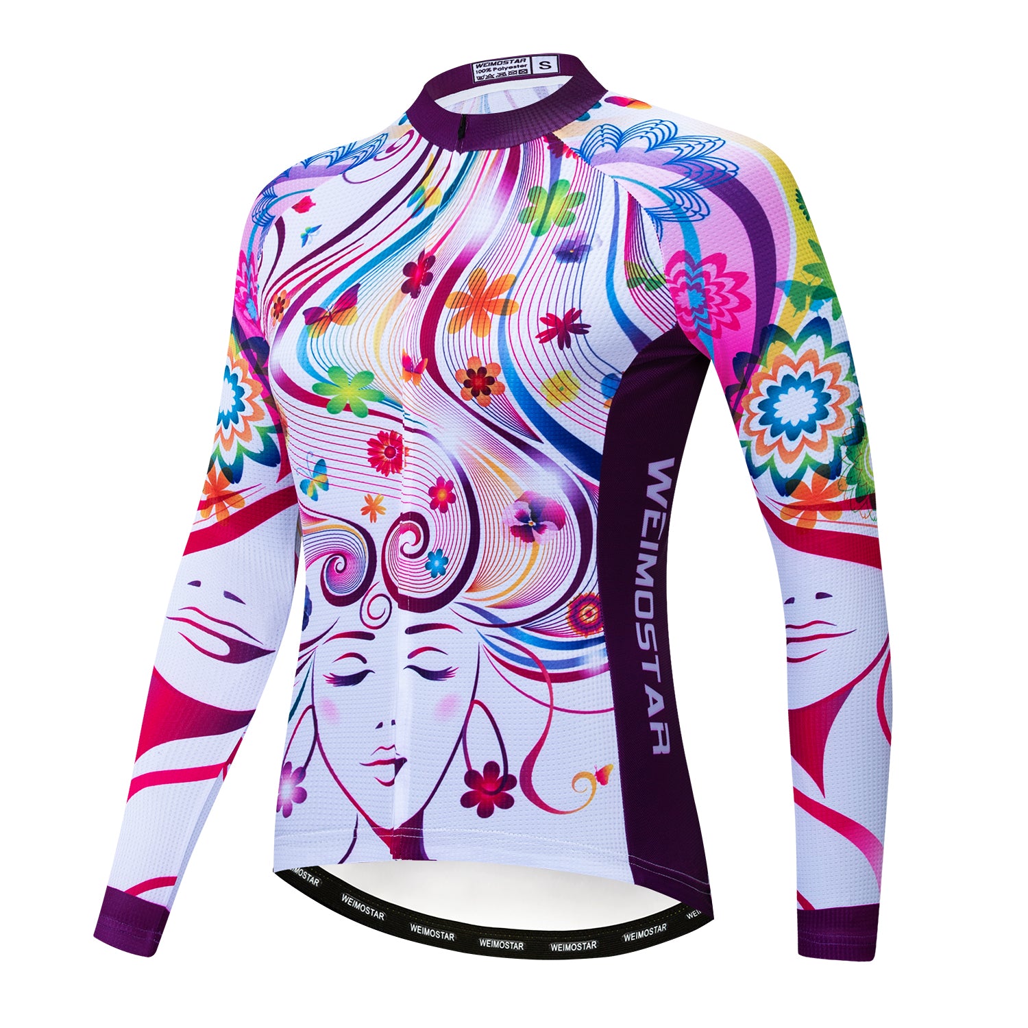 childrens long sleeve cycling jersey