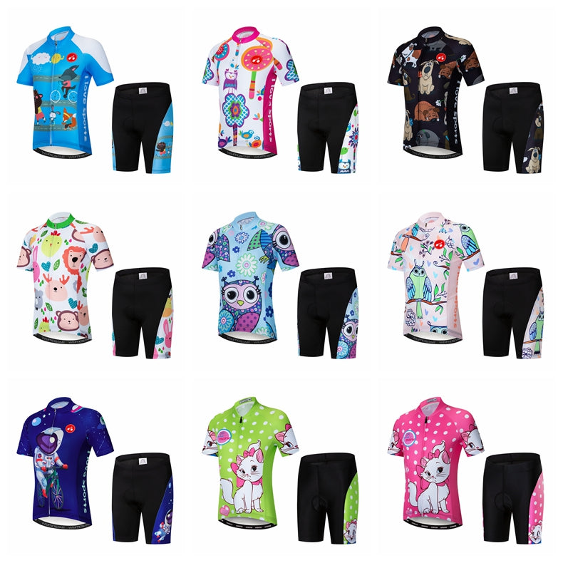 kids riding jersey