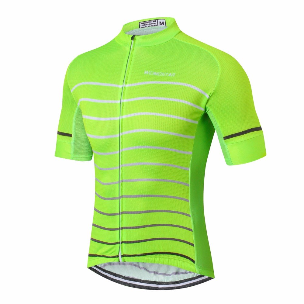 green cycling jersey