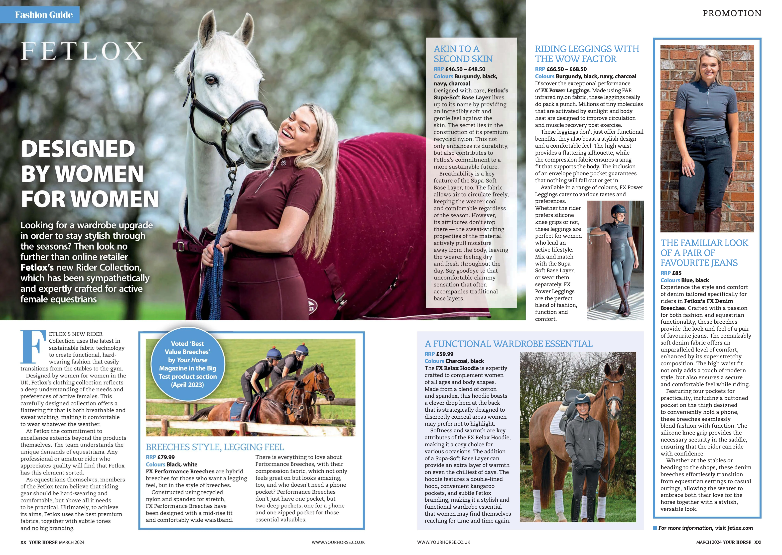 Your Horse Magazine Spring Fashion Feature
