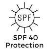 spf 40 symbol