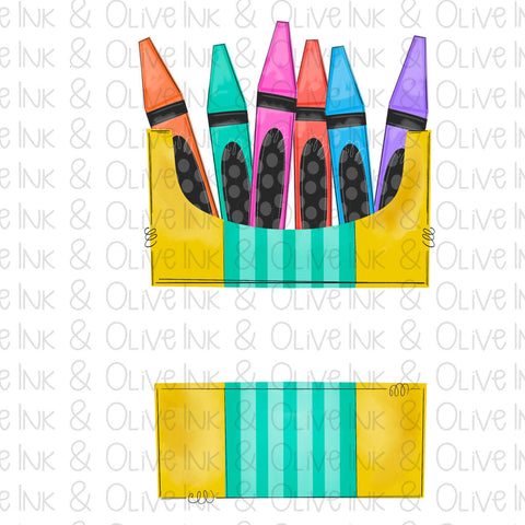 clipart crayon box