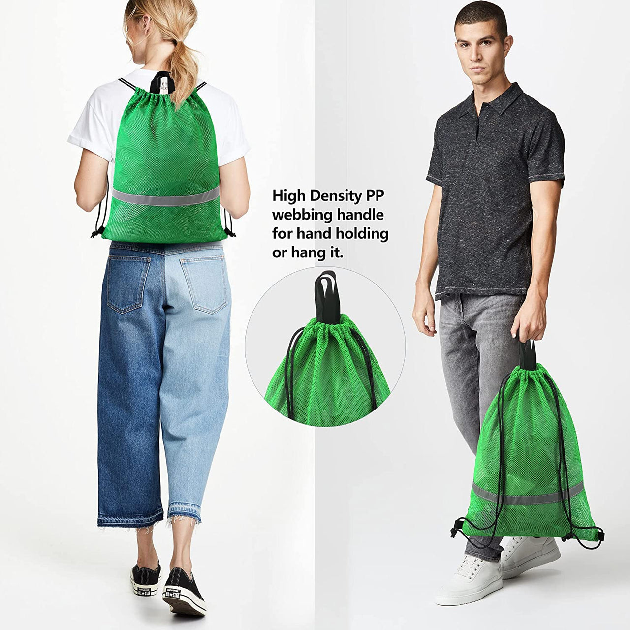 Green Nester Mesh Shopping Bags