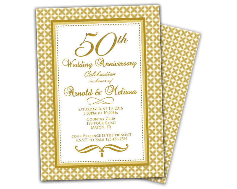 anniversary invitations