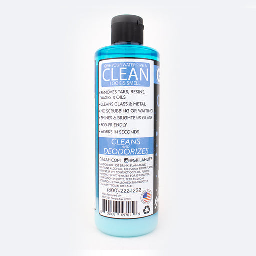 Green Piece Cleaner 16 oz - Free Travel Size - 4 oz. and A Free Tube Pieces Cleaner! The All Natural Glass Cleaner, Metal and Ceramic Water Bubbler.