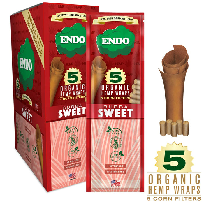 Endo Organic Hemp Wraps - Bubba Sweet