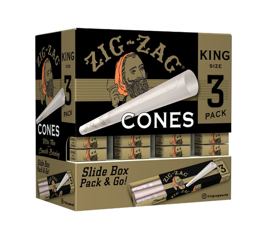 Zig Zag Unbleached Cones King Size - BC Smoke Shop