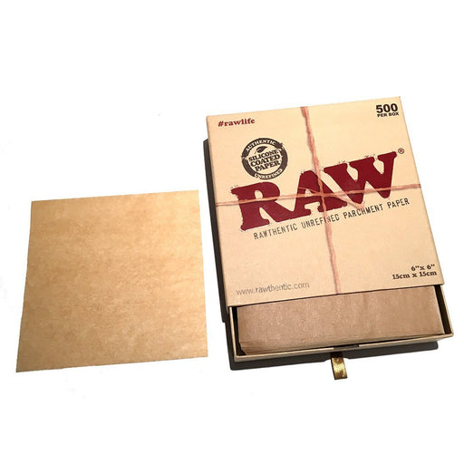 RAW Parchment Squares 3'' x 3'' - BC Smoke Shop