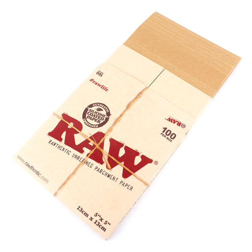 Raw 5x5 Parchment Paper Squares  Raw 5x5 Parchment Squares – SmokeTokes