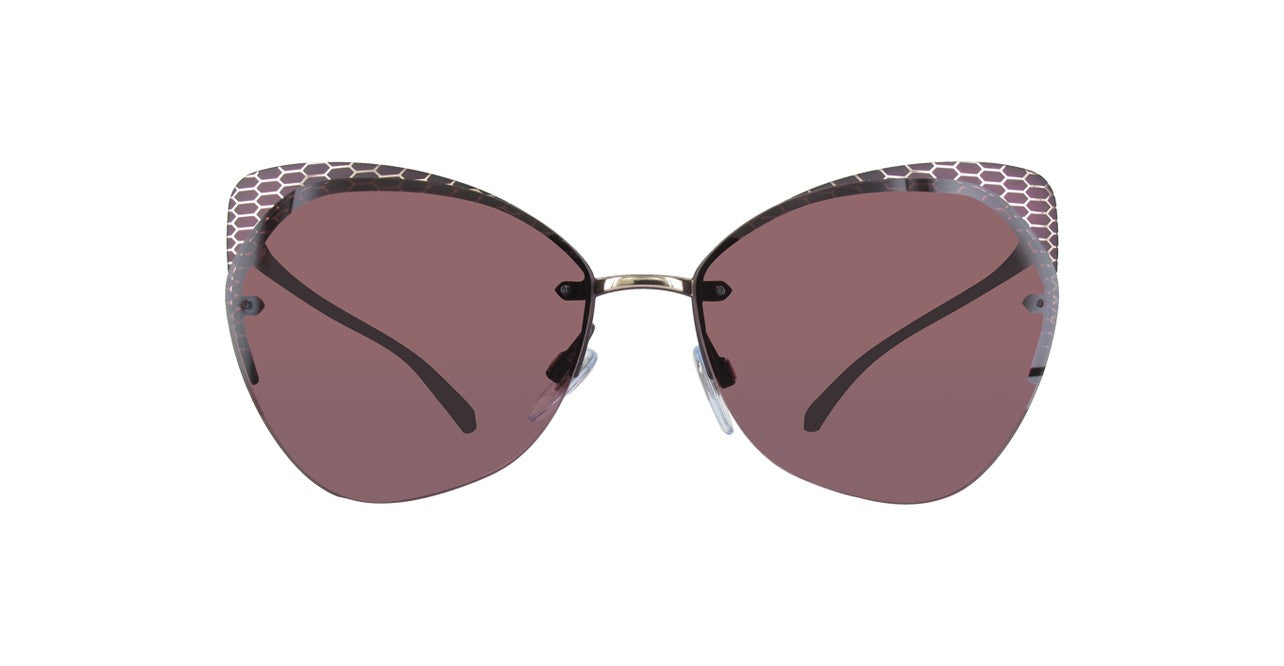 BVLGARI BV6096-20321A-58 Womens Sunglasses Violet Cat Eye – House Of Brands