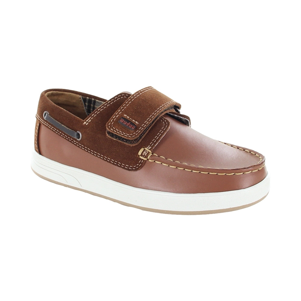 Audaz Zapato Moda Vestir Casual Piel Miel Niño Bebe 84675