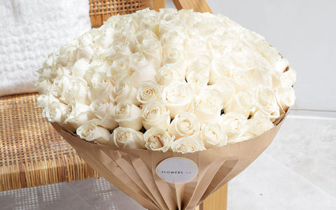 International Women's Day White Roses