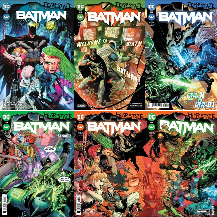 Batman 112 113 114 115 116 117 (2021) 6 Book SET 1st Print DC Fear Sta –  Flames of the Phoenix Comics