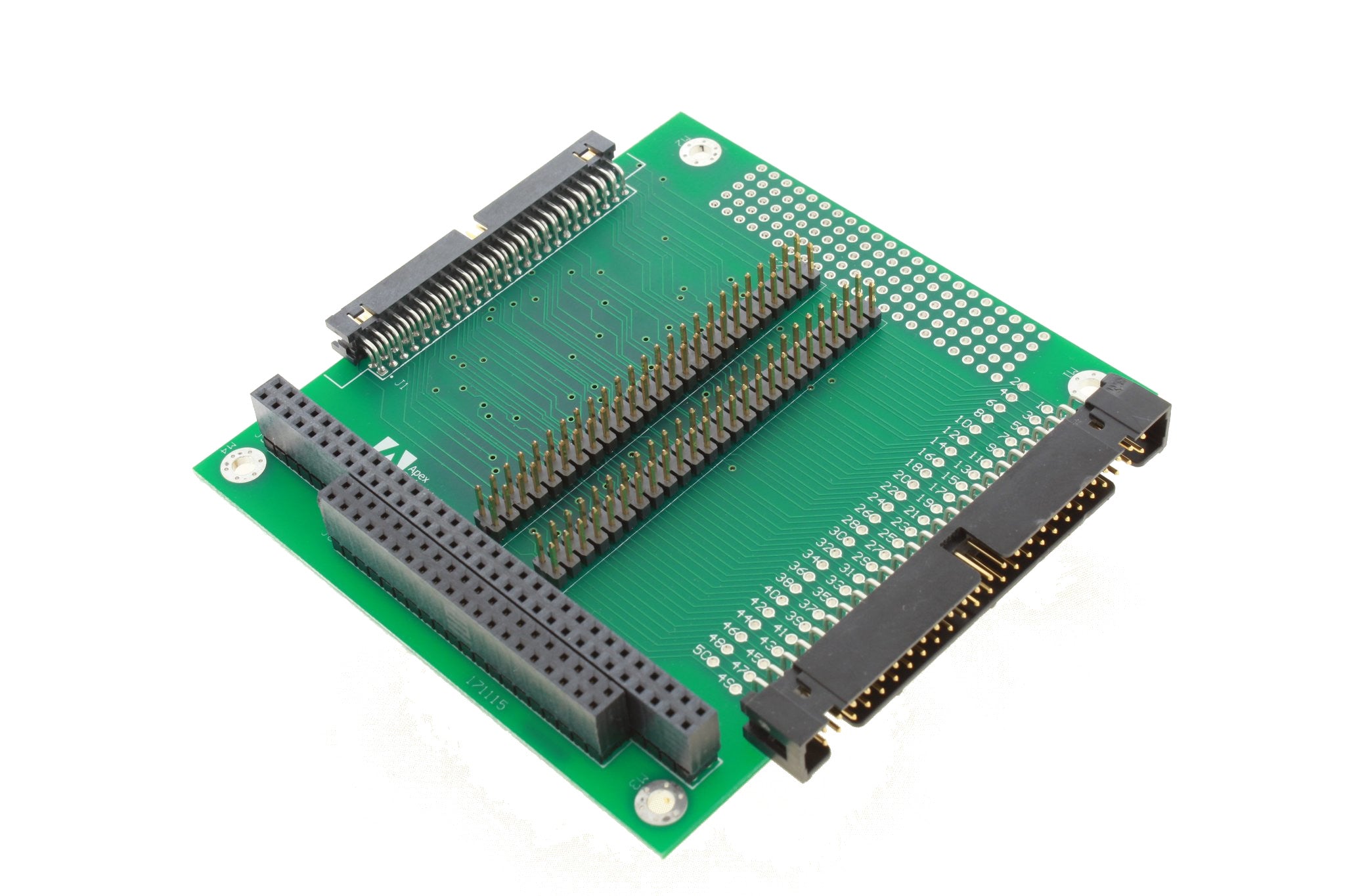 Highly Flexible Adapter Interface Module, 0.1 inch to/from 2mm connectors