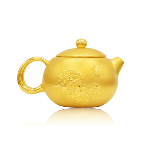 24K Gold Teapot
