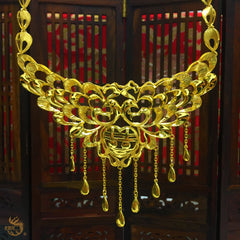 24K Gold Phoenix Necklace