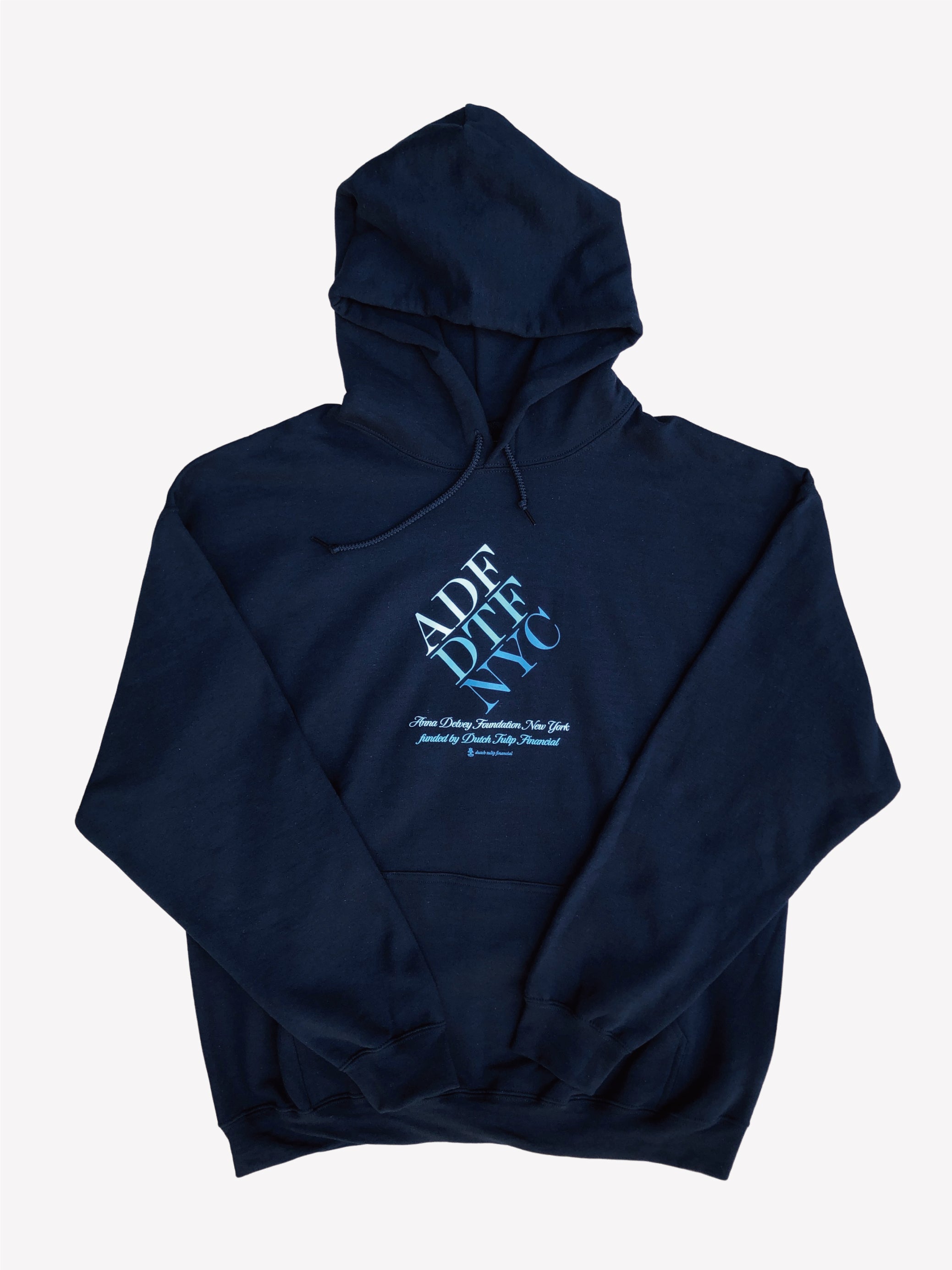 Anna Delvey Foundation Hoodie - Navy – Dutch Tulip Financial