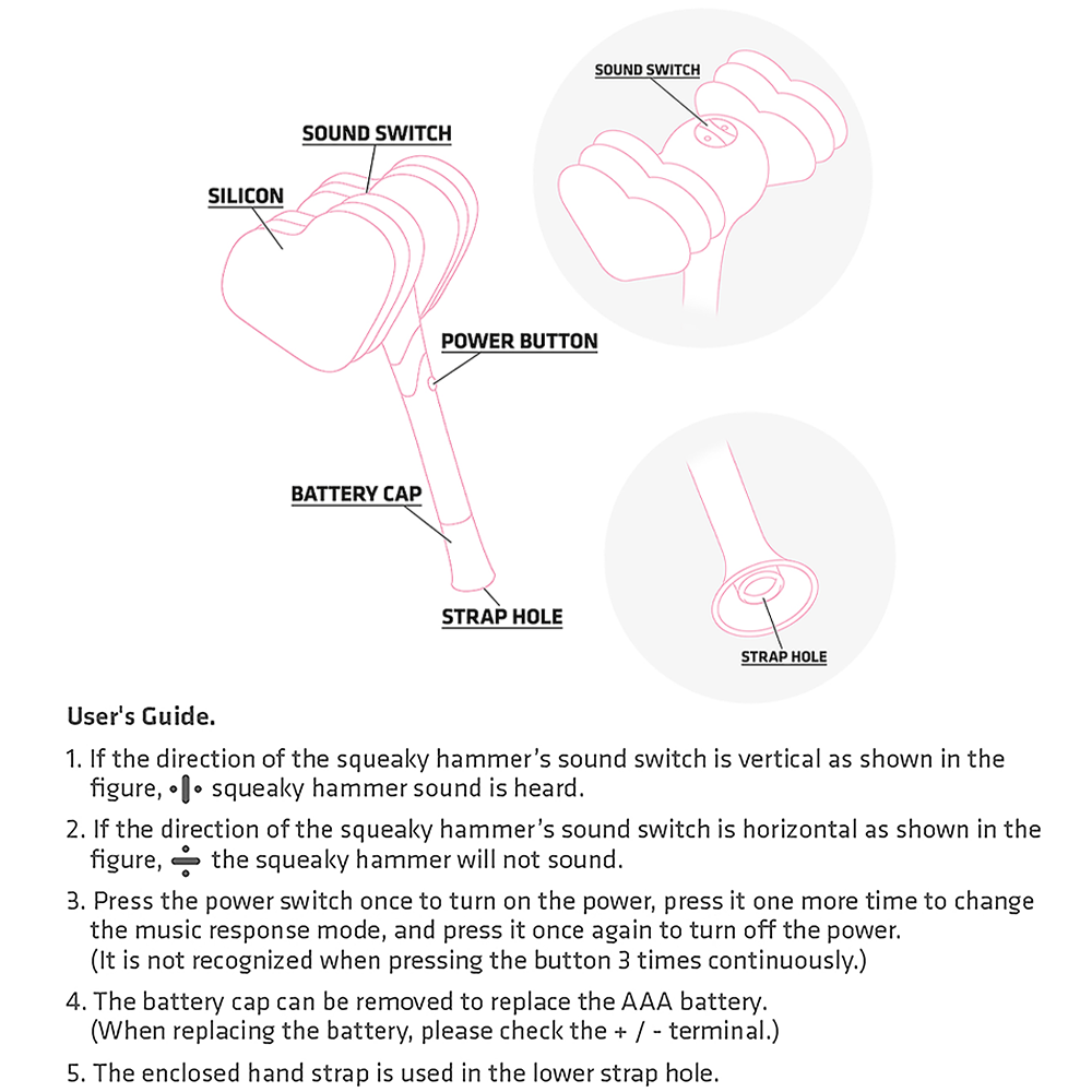 New Sealed Blackpink Feature Lightstick Light Modes Glow in The Dark