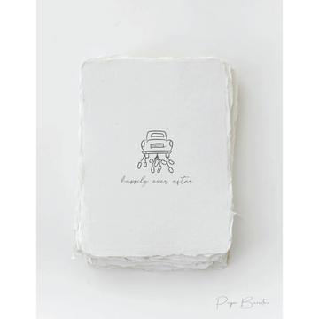 "Happily Ever After" Wedding Greeting Card