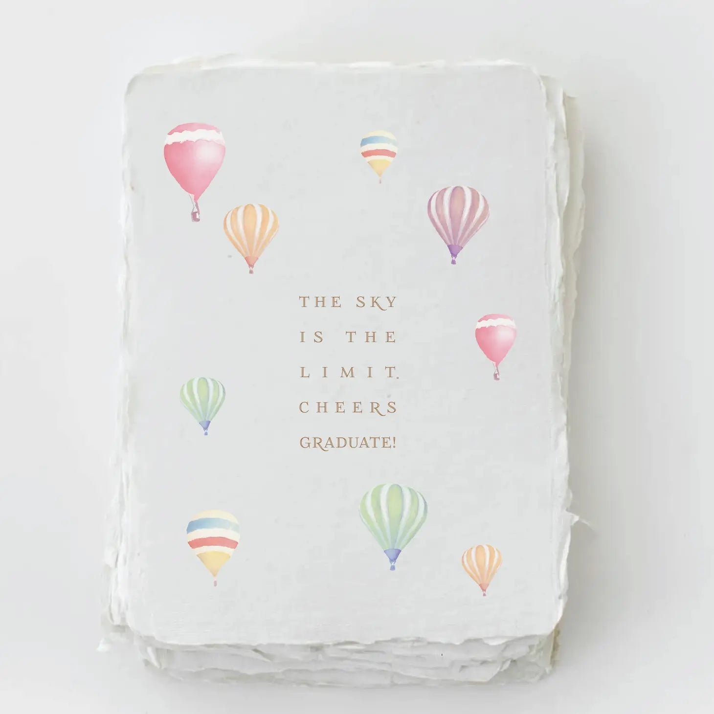 "Sky is the limit. Cheers Graduate" Graduation Greeting Card