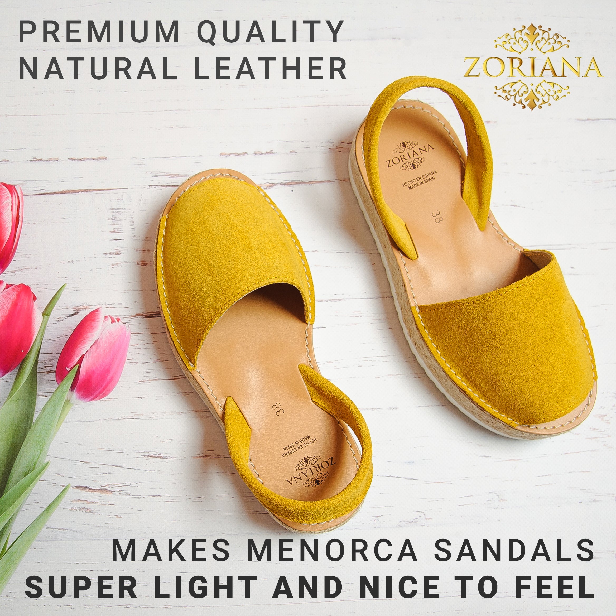 Zoriana Spanish Suede Espadrilles Women Shoes - Suede Leather Platform –  ZORIANA®