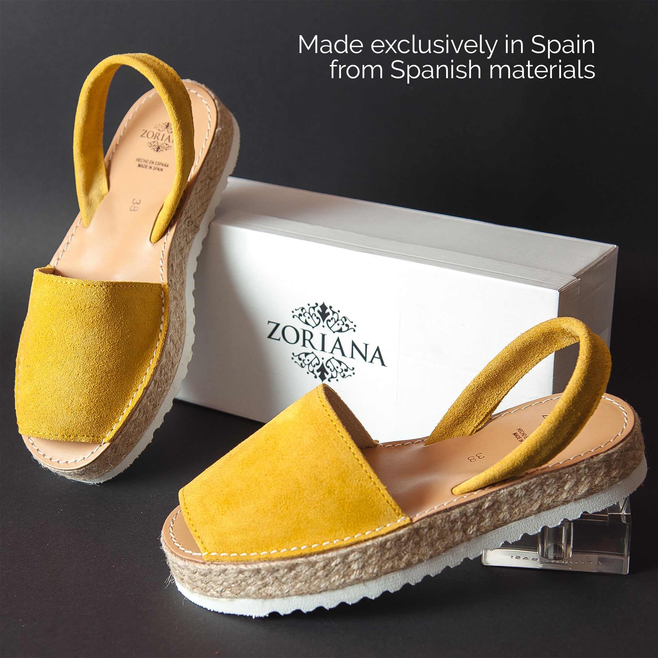 Zoriana Suede Espadrilles Women Shoes - Suede Leather