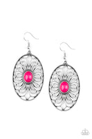Paparazzi Really Whimsy - Pink Earrings