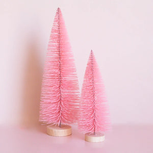 Bottle Brush Tree Warm Pink // 9" - Jenny in the City
