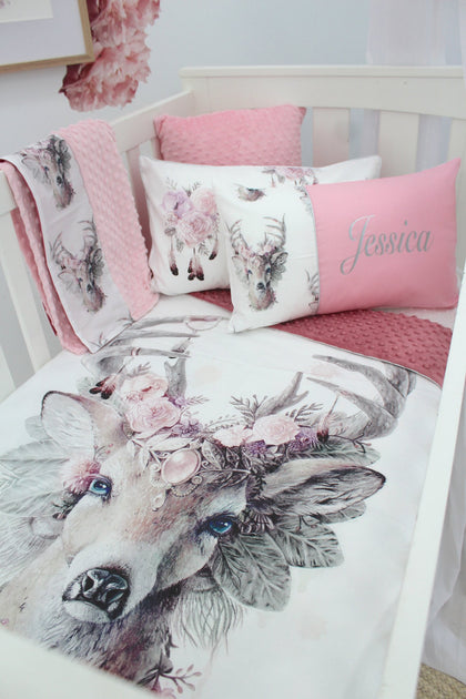 personalised cot bedding sets