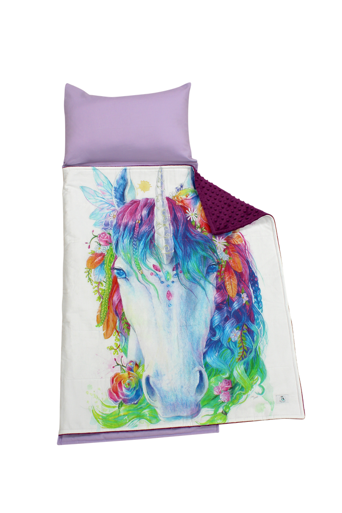 Daycare Nap Mat Boho Unicorn Hoot Designz