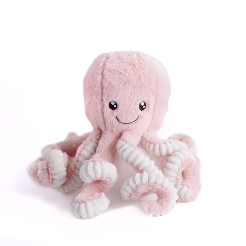 large pink octopus plush