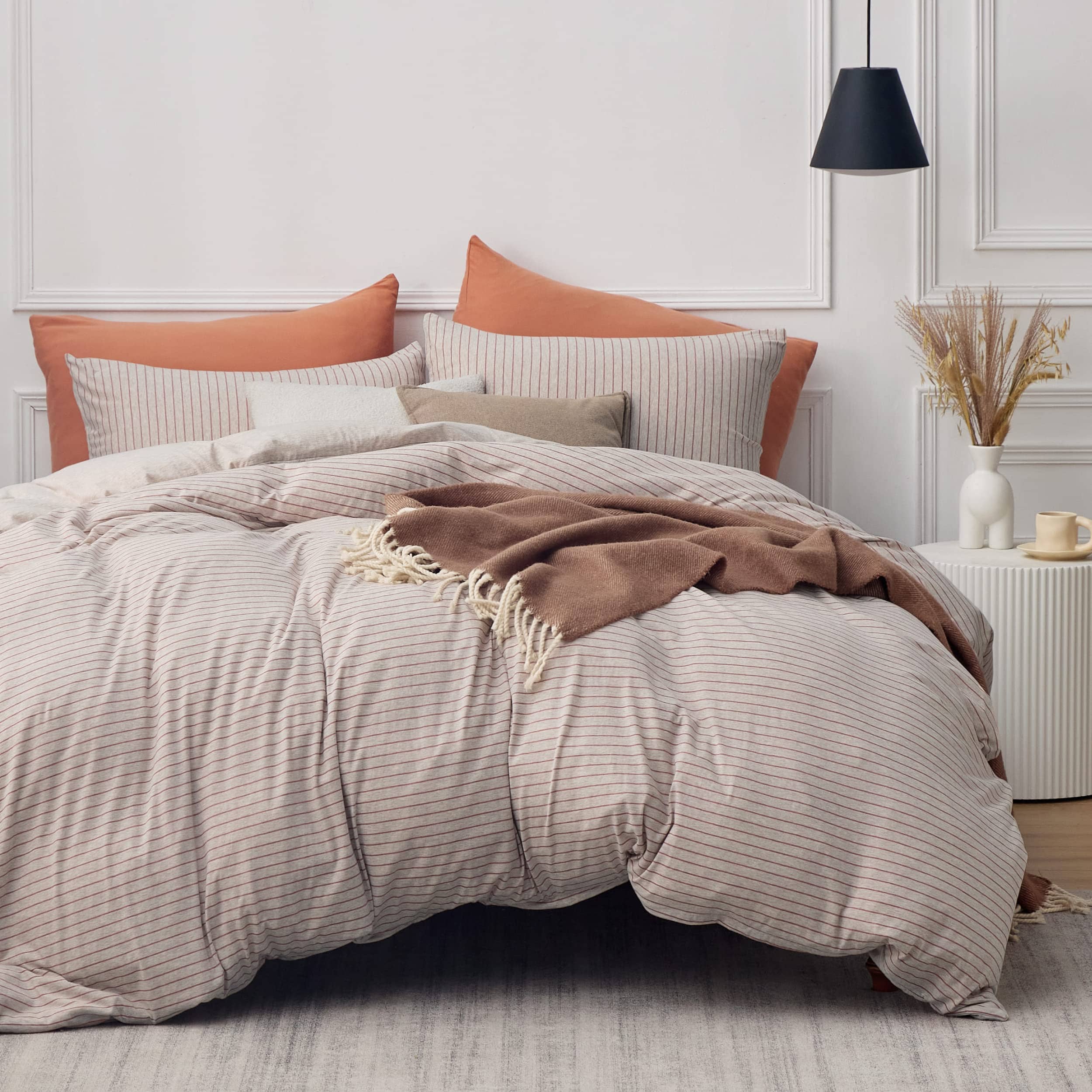 Bedsure Linen Duvet Cover King - Linen Cotton Blend Duvet Cover Set, Linen  Color, 3 Pieces, 1 Duvet Cover 104 x 90 Inches and 2 Pillowcases, Comforter