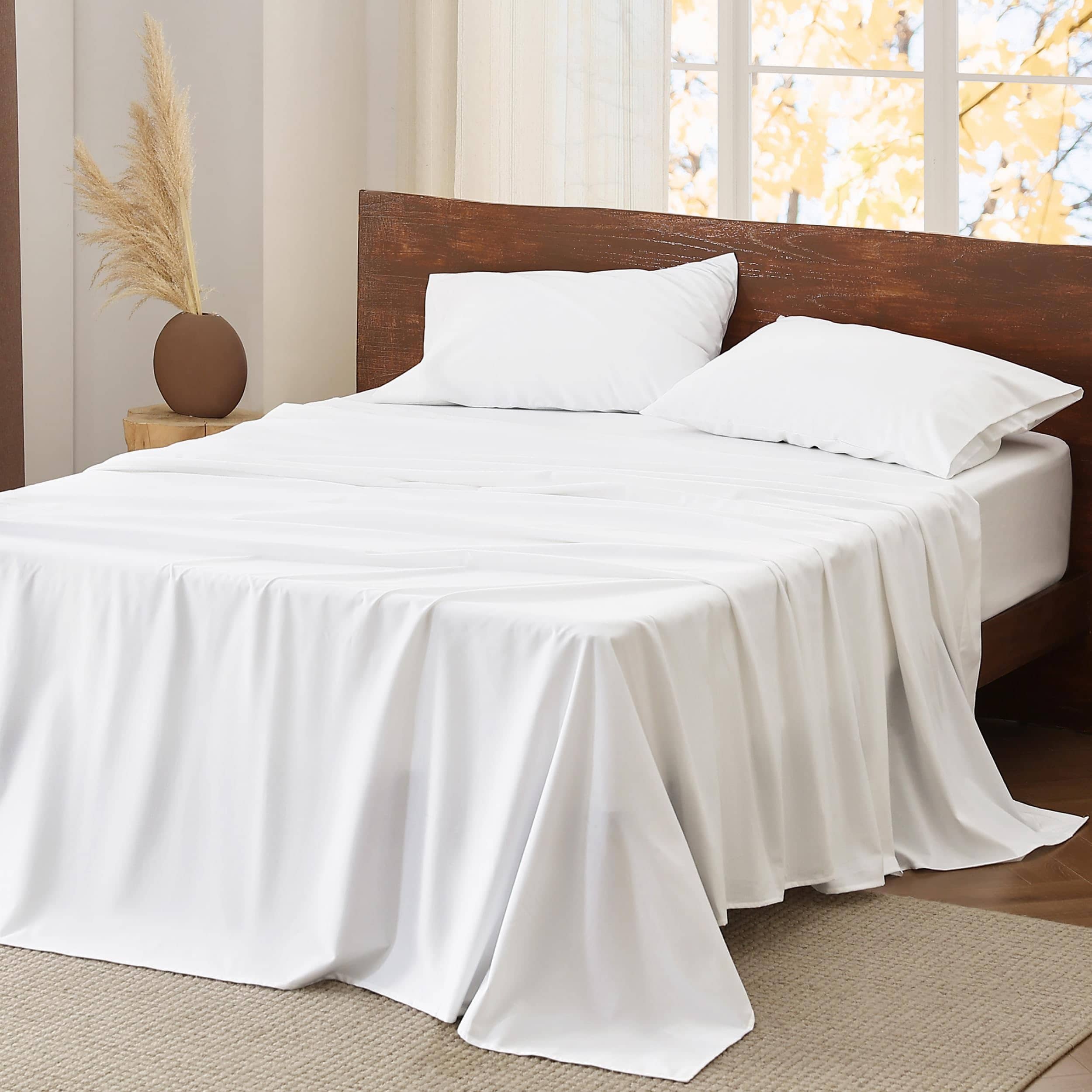  Bedsure Full Size Fitted Sheet Only - Bed Sheets Extra