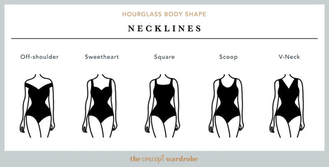 hourglass body types best necklines