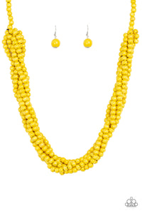 yellow necklace