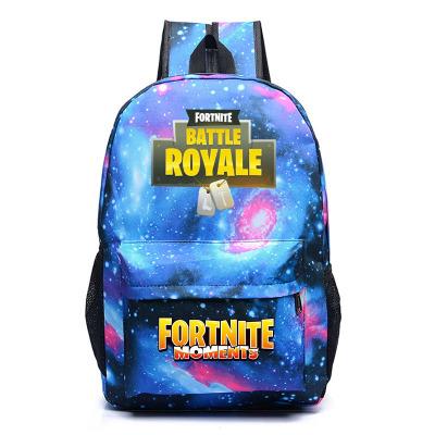 Fortnite Battle Royale Logo Galaxy Backpack School Bag Nothingbutgalaxy