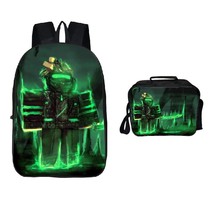 Roblox Backpack Package Series Lunch Box Schoobag Bookbag Green Light Nothingbutgalaxy - green roblox backpack