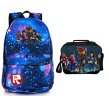 Roblox Backpack Package Series Starry Sky Schoolbag Lunch Box Football Team Bag - roblox packages