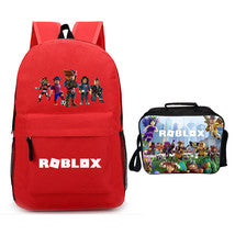 Roblox Backpack Package Summer Series Lunch Box Red Schoolbag Daypack Nothingbutgalaxy - roblox backpack and lunch box