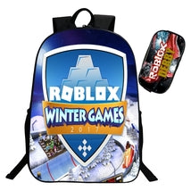 Roblox Theme Backpack Schoolbag Daypack Winter Games With Pencil Case Nothingbutgalaxy - roblox winter games